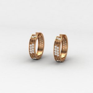 Серьги в стиле Cartier