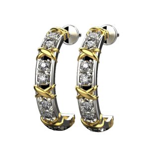 Серьги "Тиффани Diamond"